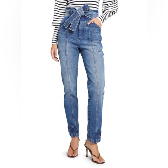 A.L.C.Luke Tie-Waist Straight Leg Jeansi375$